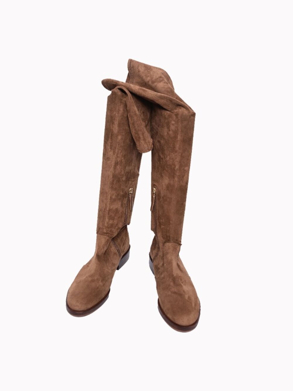 ANTONIO MELANI “Leenna” Brown Suede Over the Knee Boots. Women’s Size 7 M - Picture 2 of 16